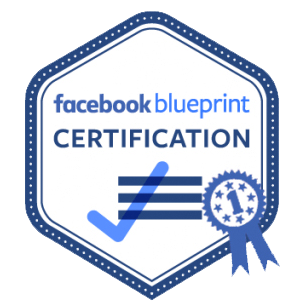 blauwe certificaat van Facebook blueprint